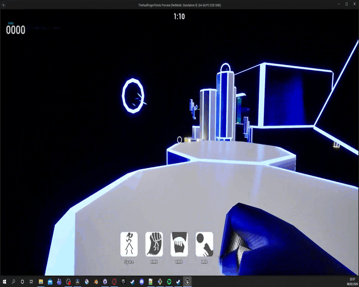 The remote interactions and movement mechanics of the game.
